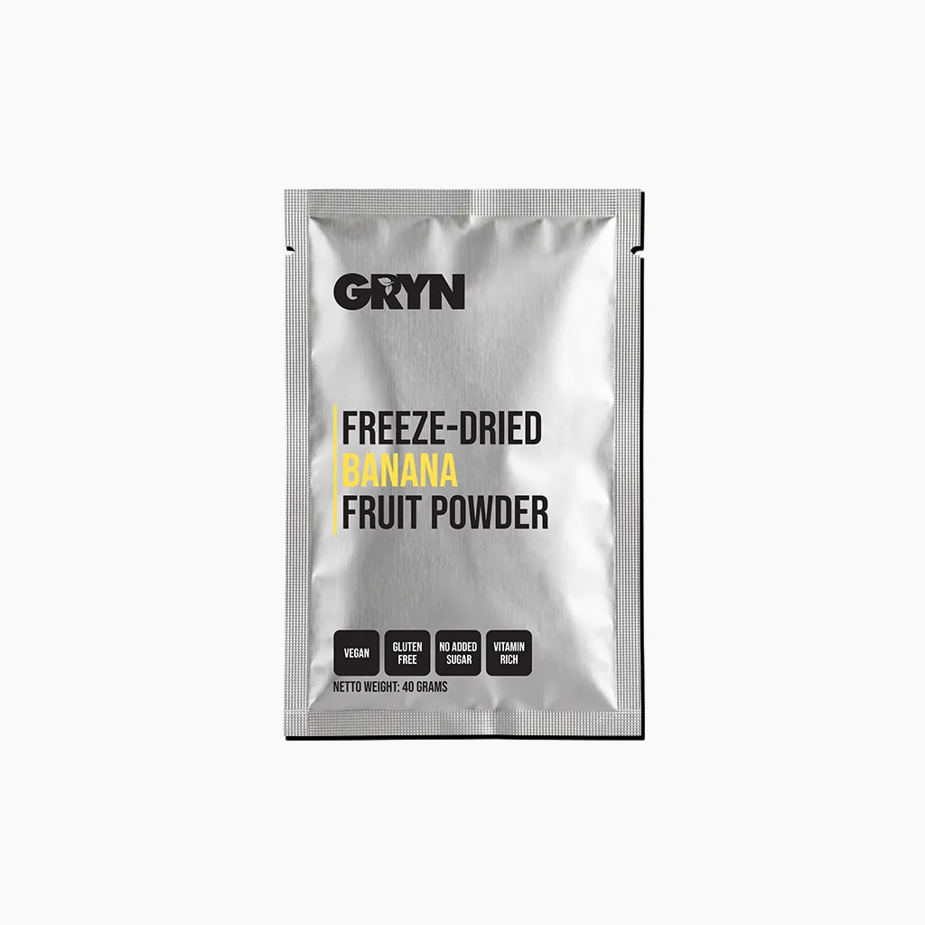 GRYN liofilizovana banana prah u premium pakovanju od 40 g