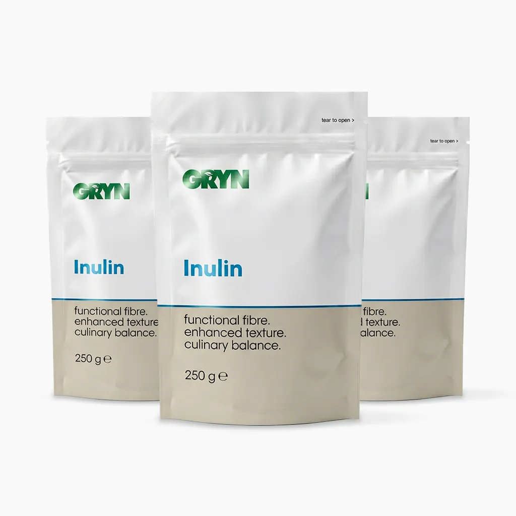 Minimalistički dizajn ambalaže za proizvod GRYN Inulin 250 g