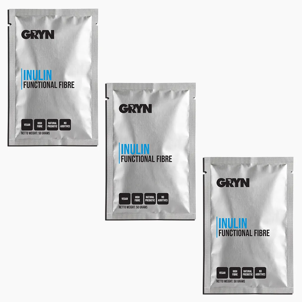 Minimalistički dizajn ambalaže za proizvod GRYN Inulin 50 g